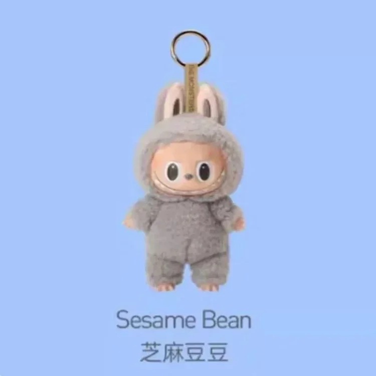 搪胶脸摆件马卡龙一代二代毛绒玩具公仔手办 product image