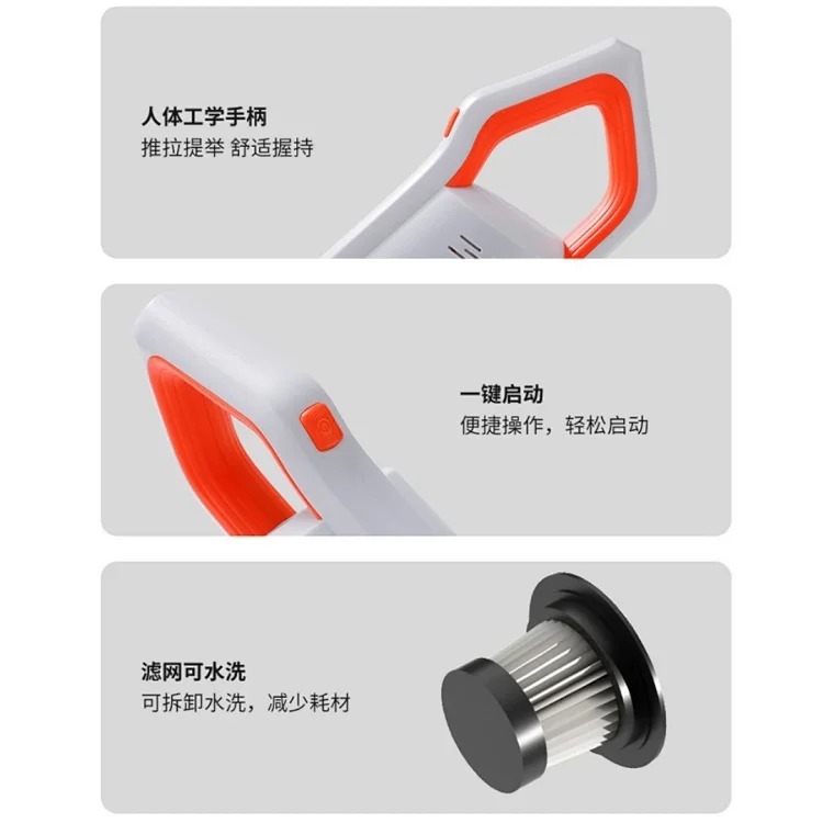 吸尘器家车两用强劲吸力无线手持清洁除尘器大功率床上除螨吸尘机 product image