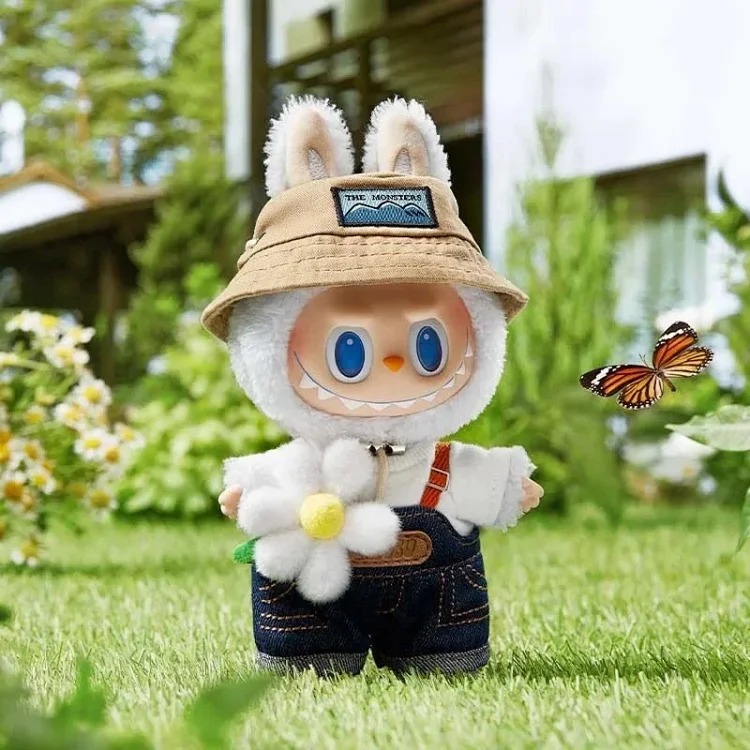 搪胶脸摆件马卡龙一代二代毛绒玩具公仔手办 product image