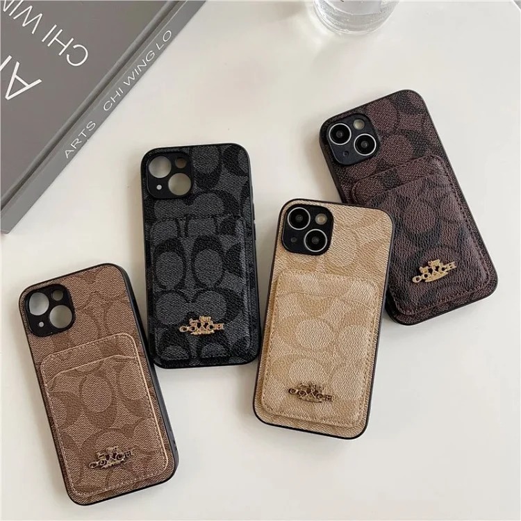 潮牌插卡适用iPhone14Promax手机壳苹果16奢华全包保护套17Pro新