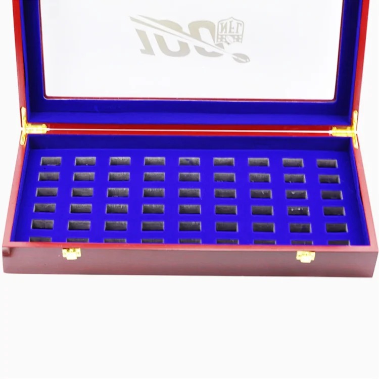 Jewelry Box Packaging Wooden Box Porous Champion Ring Set Box Ring Jewelry Box Wholesale Factory Direct Sales