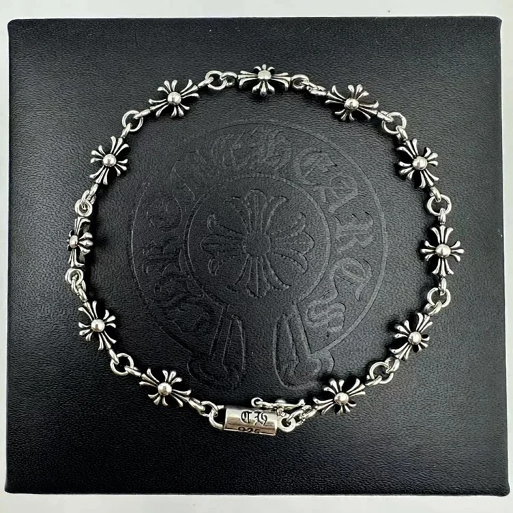 Chrome Hearts Vintage Unisex Silver Bracelet