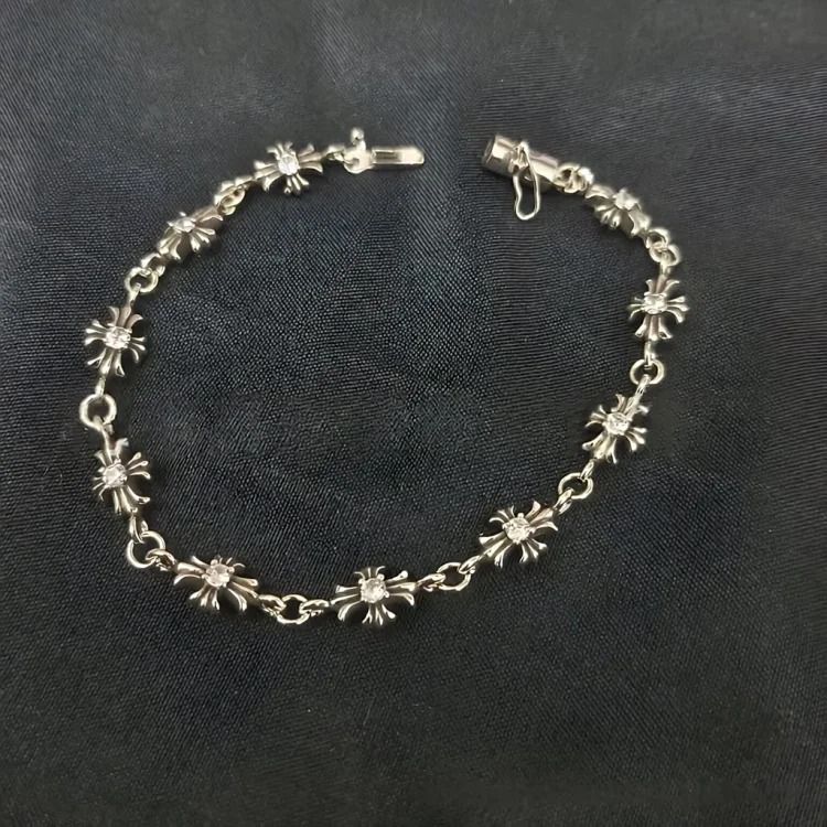 Chrome Hearts Vintage Unisex Silver Bracelet