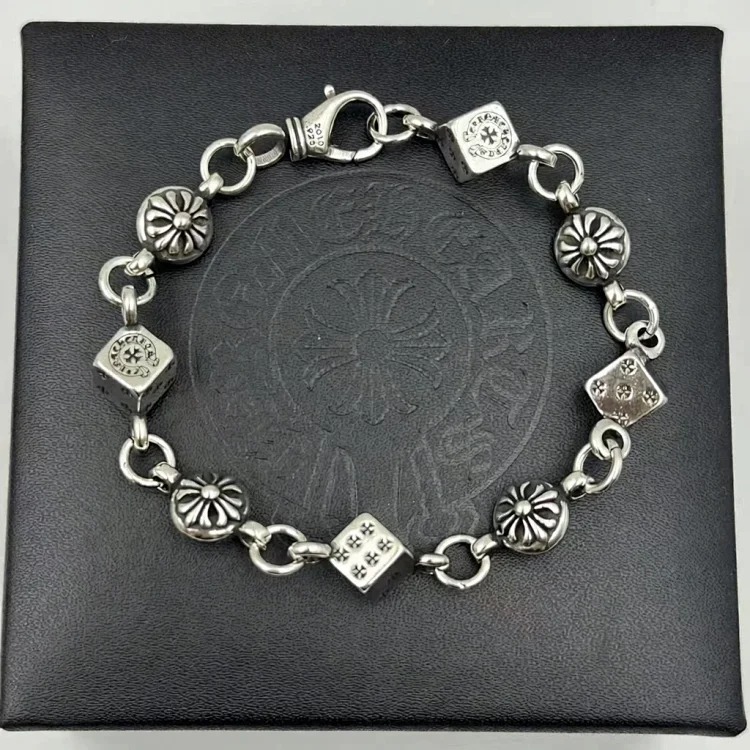 Chrome Hearts Vintage Unisex Silver Bracelet