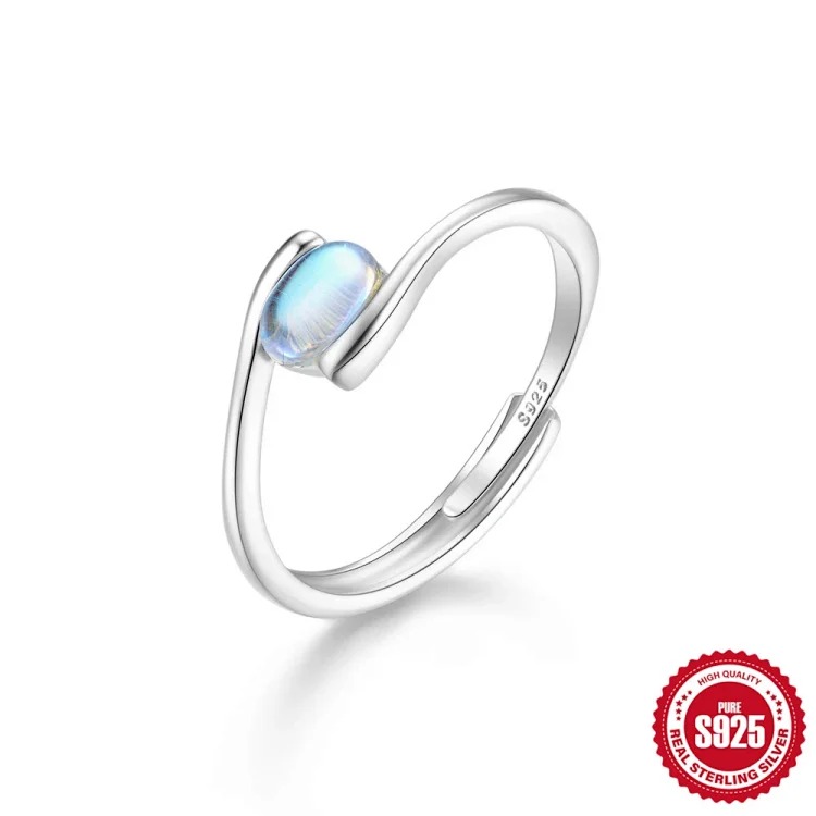 Fashion Luxury Zircon Silver Ring