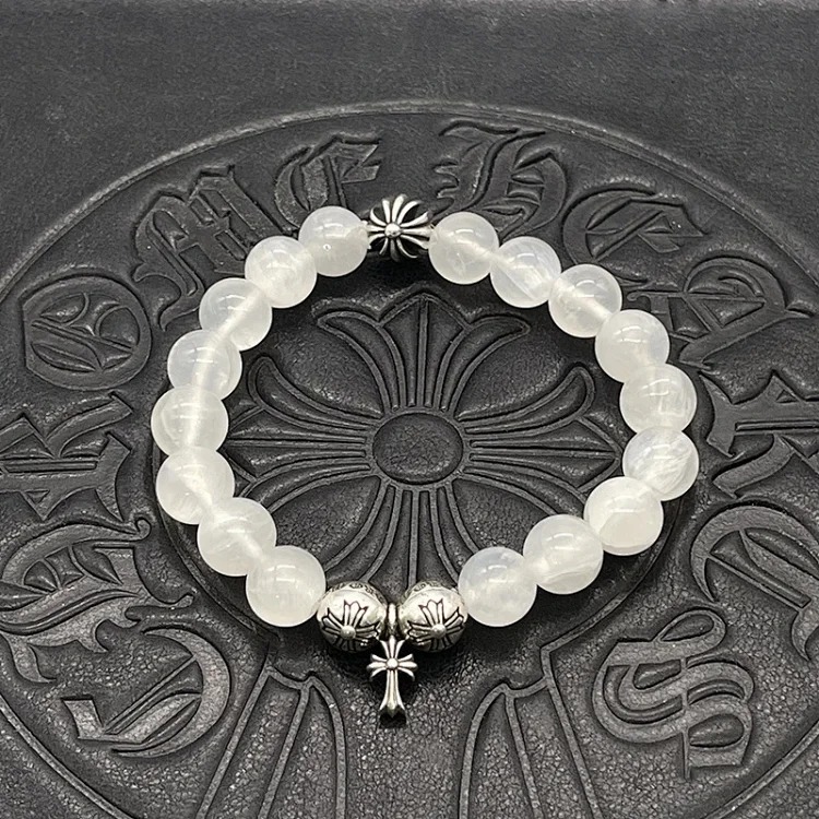 Chrome Hearts Vintage Unisex Obsidian Turquoise Bracelet