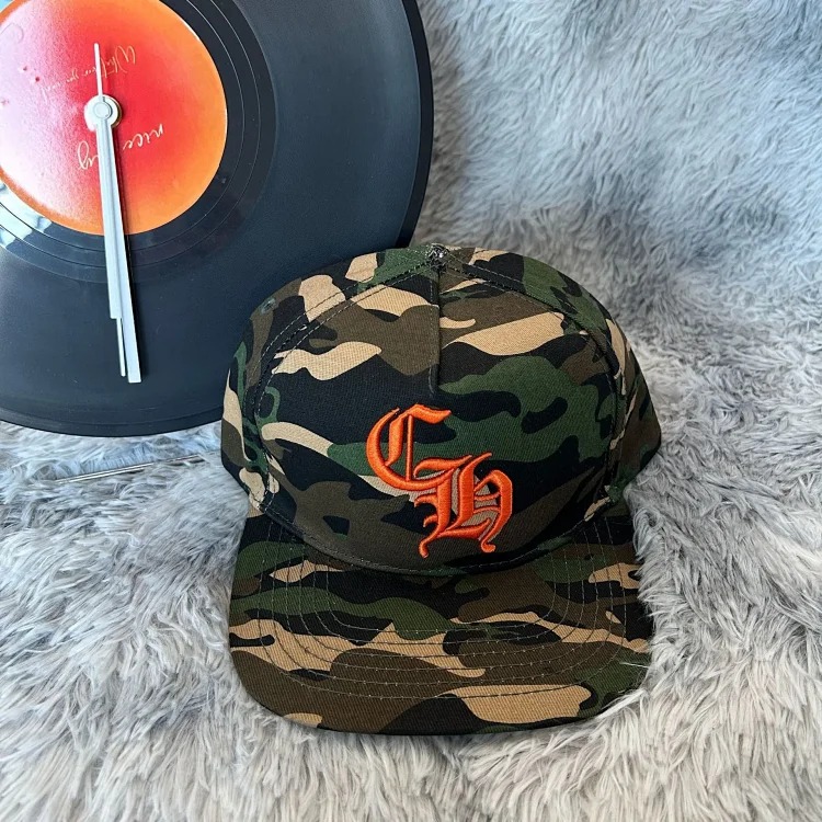 Chrome Hearts Versatile Casual Embroidered Printed Baseball Cap