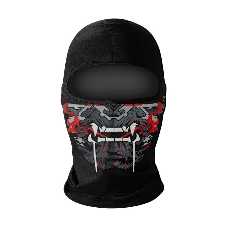 Headgear motorcycle sun protection motorcycle ice silk windproof skull mask for men and women breathable and sweat-wicking full face neck scarf hood