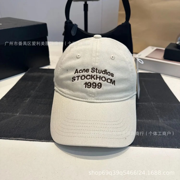 New style simple solid color soft top hat women's fashion Korean style simple baseball cap letter embroidered peaked cap men's style