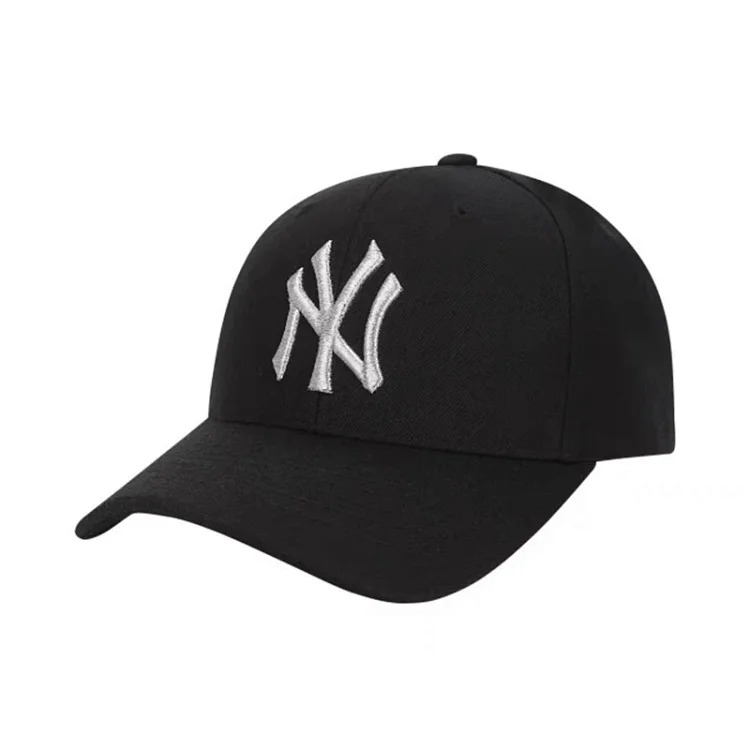 mlb hat men and women 2026 new ny hard top baseball cap big head circumference sun hat la peaked cap large brim