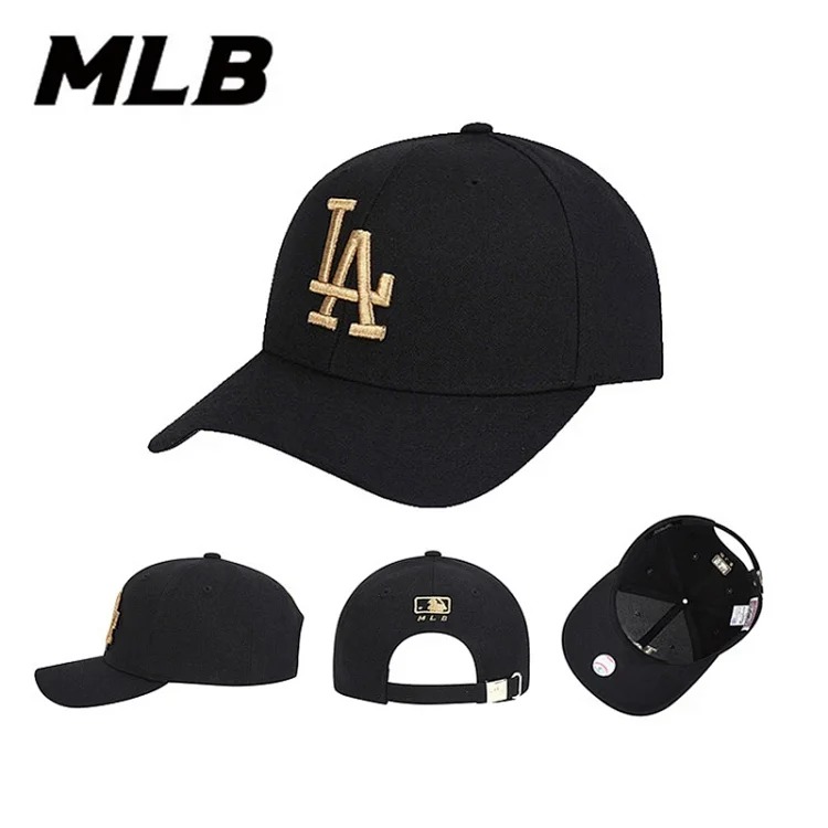 mlb hat men and women 2026 new ny hard top baseball cap big head circumference sun hat la peaked cap large brim