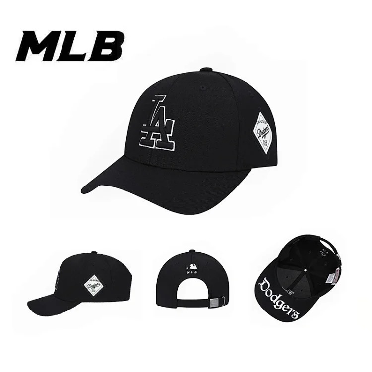 mlb hat men and women 2026 new ny hard top baseball cap big head circumference sun hat la peaked cap large brim
