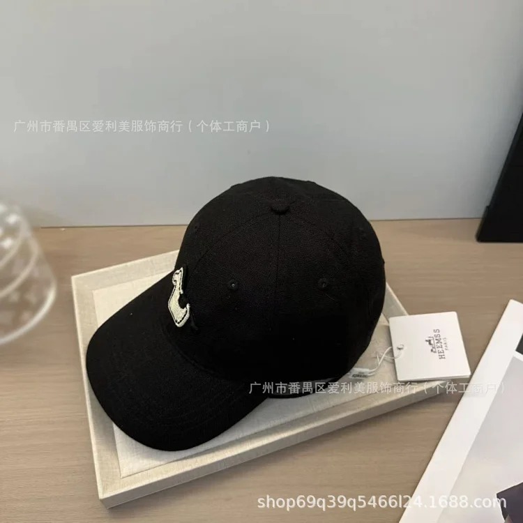 Spot Korean style cute pony embroidered baseball cap women's soft top face-showing small duck cap spring and summer sun protection hat