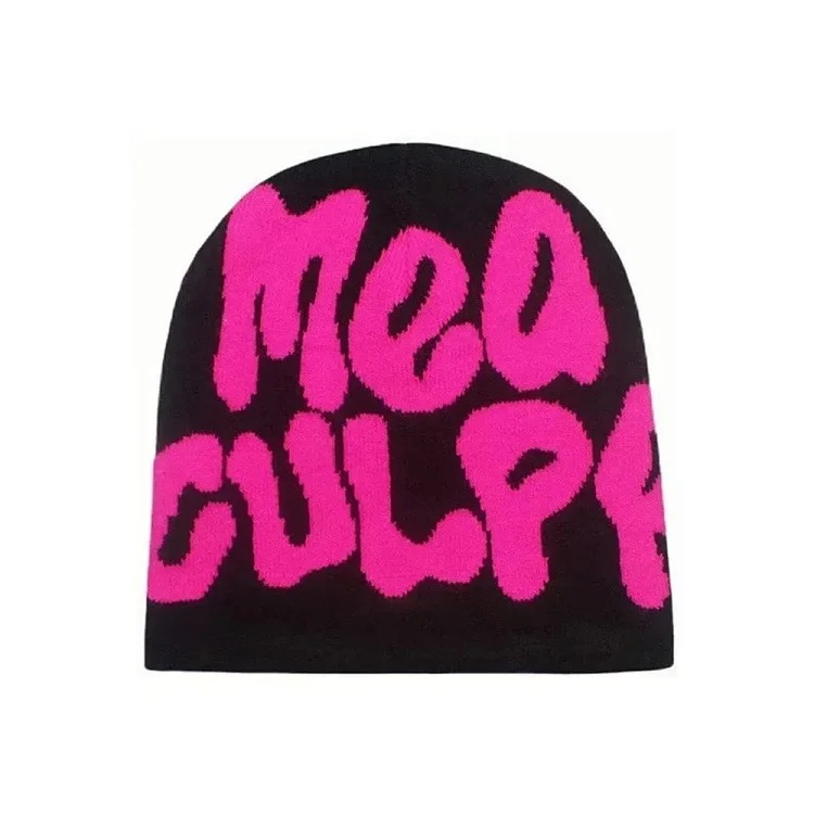 Autumn and winter fashionable knitted hat 02