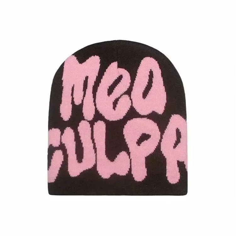 Autumn and winter fashionable knitted hat 02