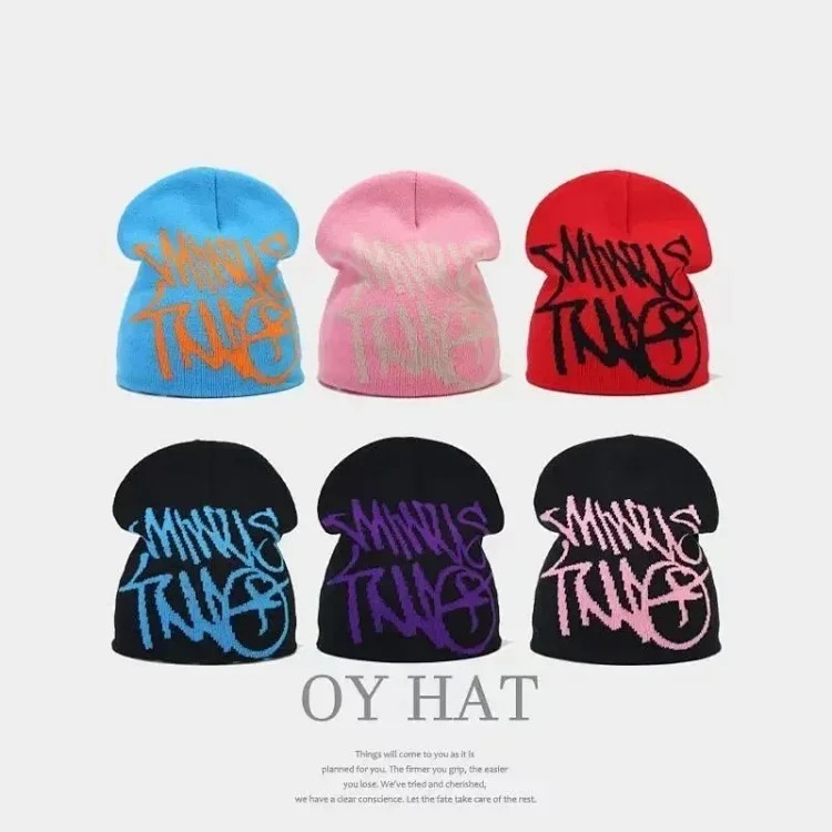 Autumn and winter fashionable knitted hat 02