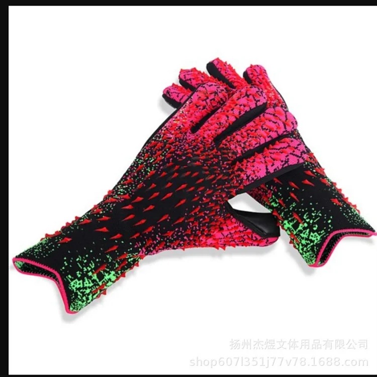 Football goalkeeper gloves thickened children and adults latex fingerless training breathable and comfortable football goalkeeper gloves