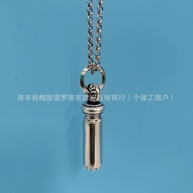 ch Crow cross necklace old retro s925 square brand dark magic sword six-pointed star pendant men's and women's necklace