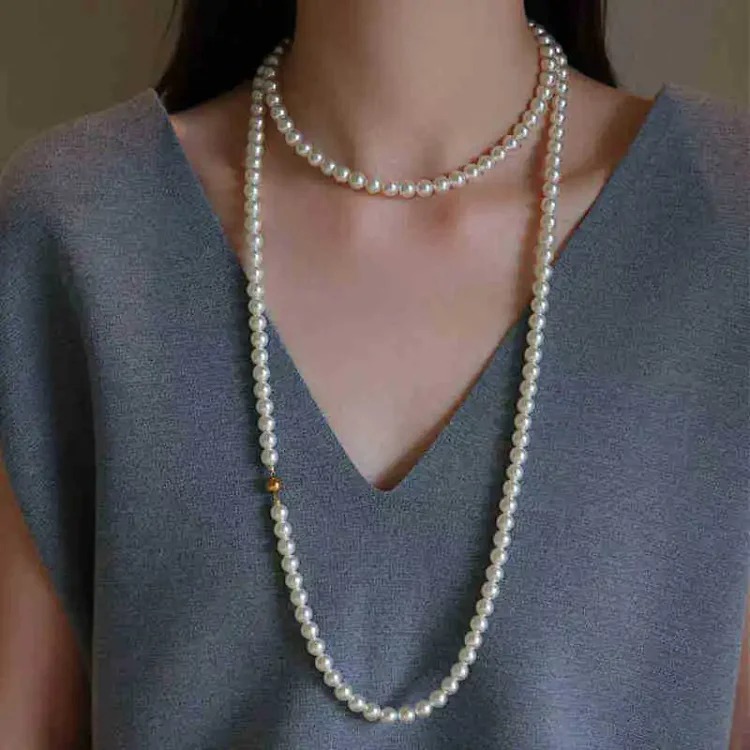 Premium Fall Winter Pearl Necklace