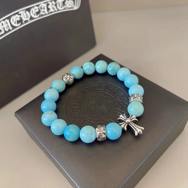 Chr Ome Hea Rts Bracelets