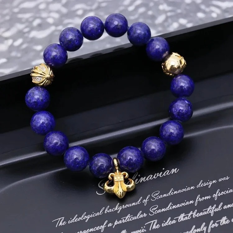 Chr Ome Hea Rts Bracelets