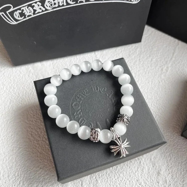 Chr Ome Hea Rts Bracelets