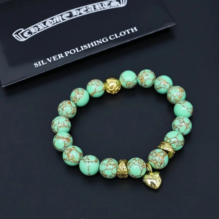 Chr Ome Hea Rts Bracelets